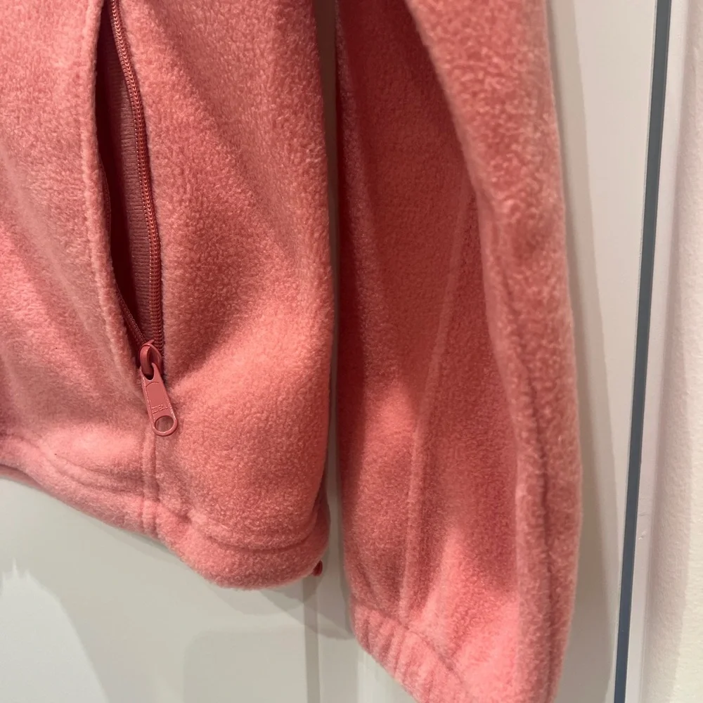 New! Columbia Pink Full-Zip Fleece! Cute and Cozy! - Picture 8 of 14